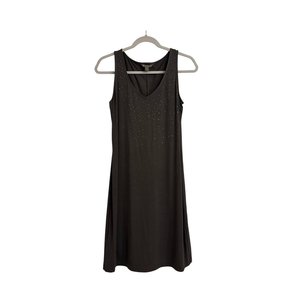 Tommy Bahama Green Beachy Feminine Embellished Sleeveless Dress Size XS